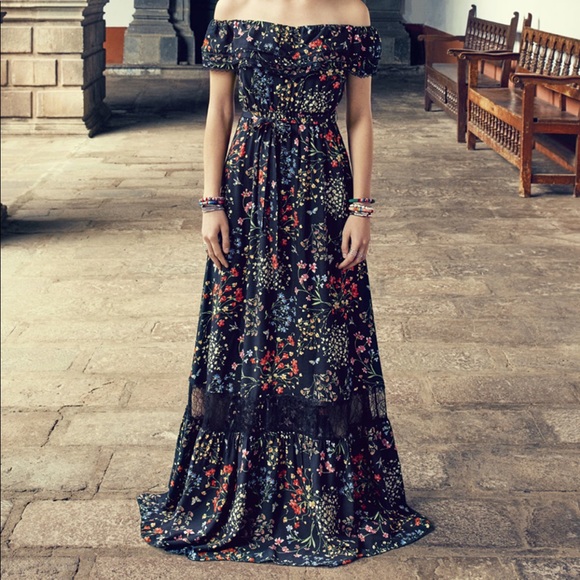 alice and olivia floral maxi dress